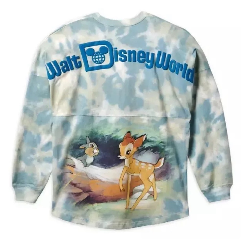 NWT! Walt Disney World Bambi and Thumper Tie-Dyed Spirit Jersey